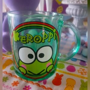 Hello Kitty And Friends KEROPPI glass Mug By Sanrio